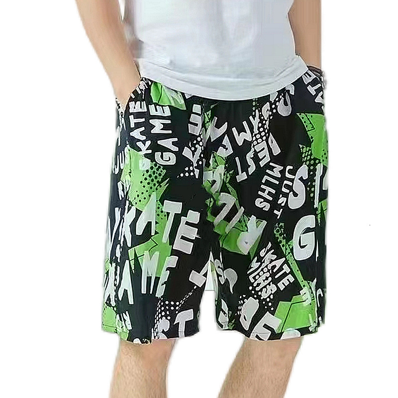 High Quality New Style Free Delivery Designer Bag Quick Drying Beach Pants For Men, Thin Cropped Cotton And Silk Sports Casual Pants, Printed Ins Men&