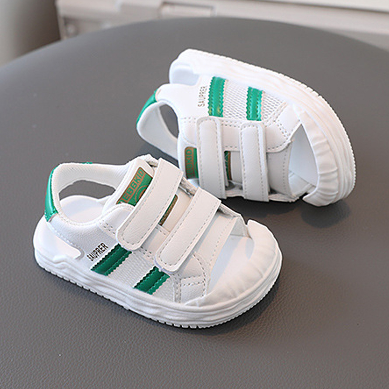 Kids Summer Sandals For Little Infant Baby 2025 Trend Fashion Happysteps Boys Girls Beach Shoes Anti-slippery Soft-soled Toddler Sandals Sizes US1C-US