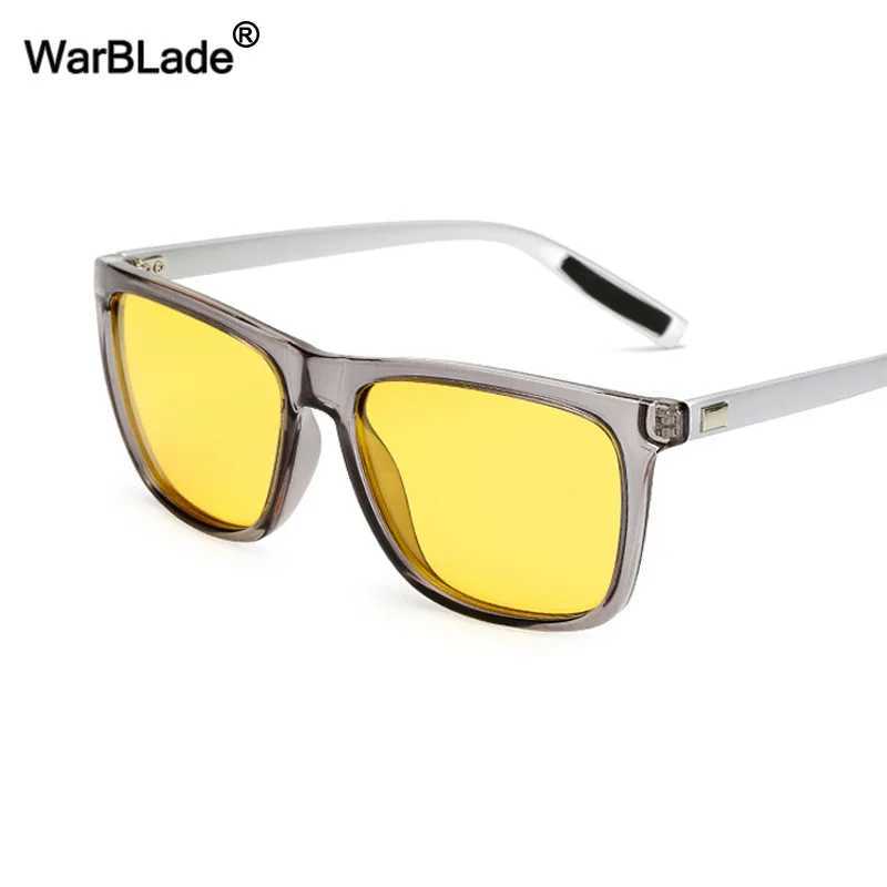 High quality high-definition polarized sunglasses yellow lens night vision sunglasses driving goggles anti glare sunglasses Y250329