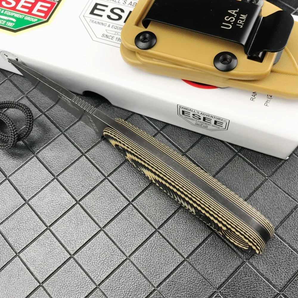 ESEE Izula Jungle Fixed Blade D2 Blade G10 Handle Outdoor Survival Tactical Camping Knife EDC Hunting Rescue Cutting Tool Y250329