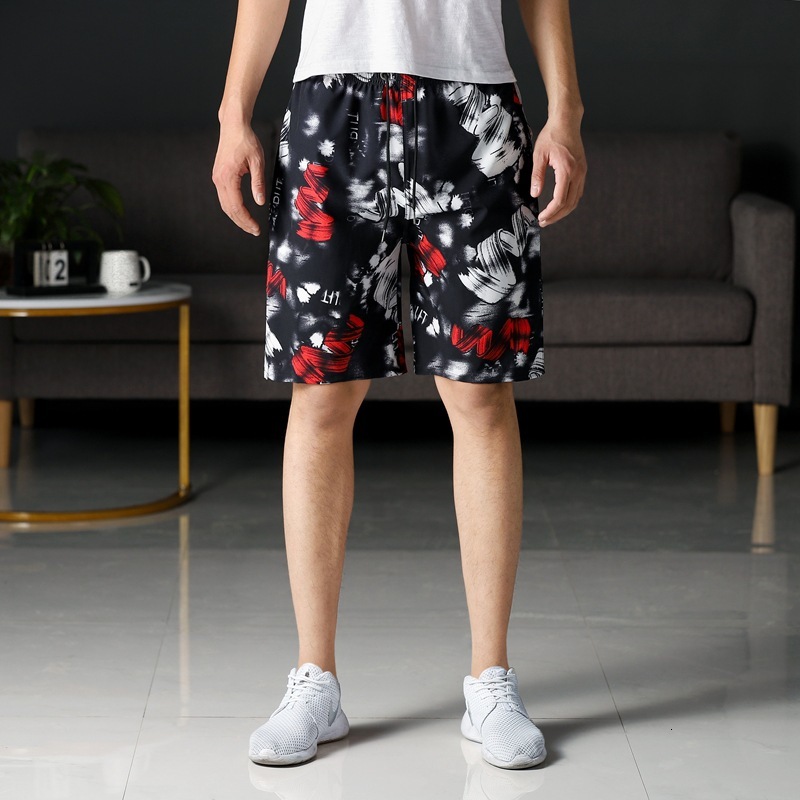 Free Delivery Designer Bag Summer Pants Men, Loose And Casual Five Inch Shorts, Ice Silk High Elasticity, Quick Drying, Beach Ready To Swim, Plus Size
