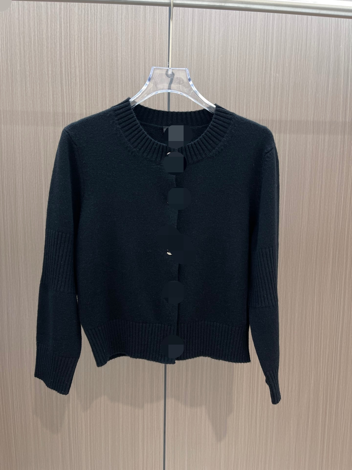 3016100 2025 Runway Summer Brand SAme Style Long Sleeve Blue Black White Lapel Neck Womens Clothes High Quality Womens kezhi