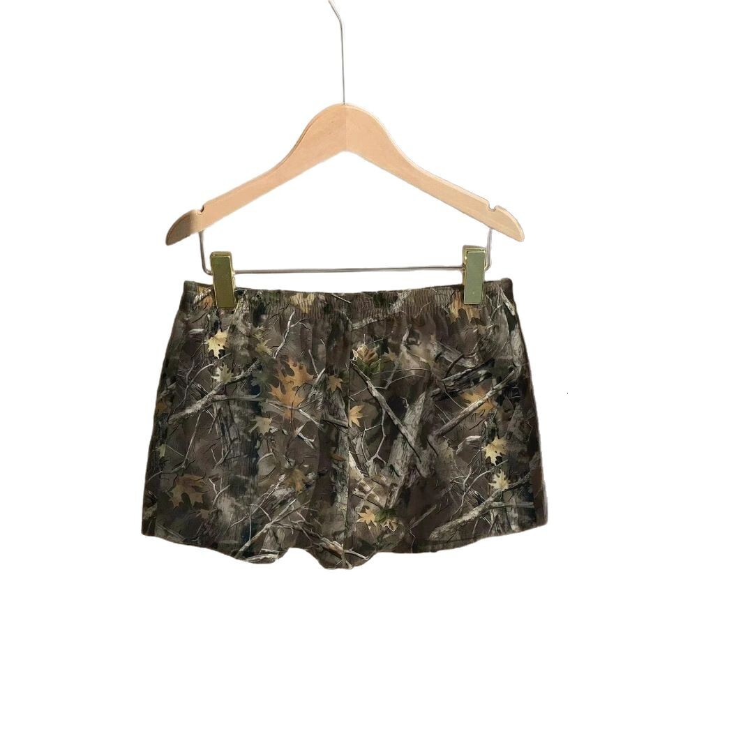 Top Quality Brand High Quality New Style Free Delivery Designer Bag 2025 Spring/summer Women's Loose Casual Drawstring Shorts With Branch Printed