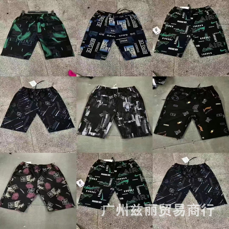 Top quality Brand High Quality New Style Free Delivery Designer Bag 2025 men's new beach pants, casual quick drying, straight cut fashion shorts,