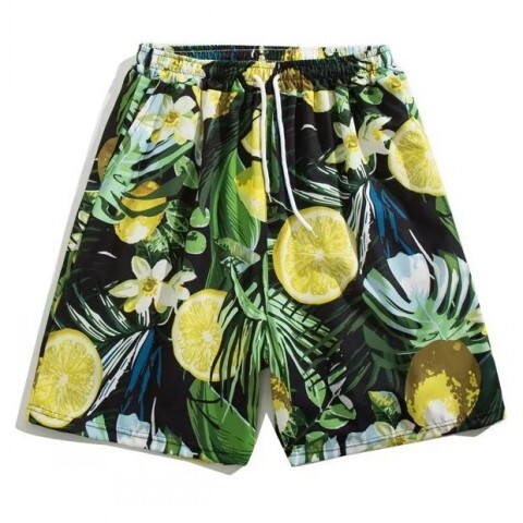 Top quality Brand High Quality New Style Free Delivery Designer Bag Style Four sided elastic breathable fabric waistband men's casual beach pants