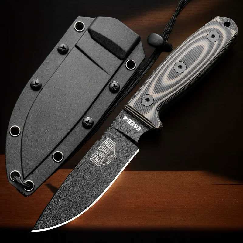 Fixed Blade Knife G10 Handles With Kydex Sheath Outdoor EDC Wild Survival Camping Hunting Hiking Hand Tools With Kydex SheathZ250329