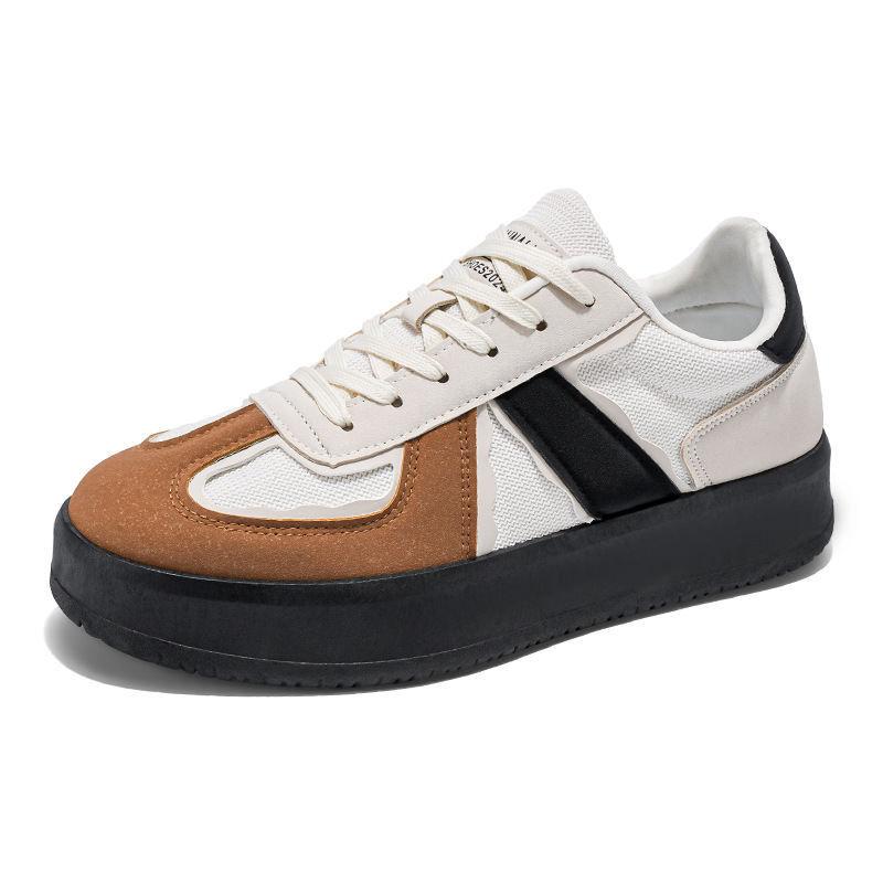 Free shipping Sneakers men casual shoes sports shoes thick soled retro loafers comfortable fashion
