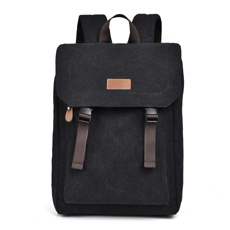 Schoolbag Backpack American casual computer bag Large capacity canvas commuter retro men's backpack 2025s hot