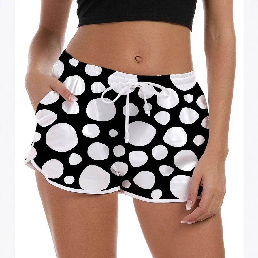 Top quality Brand High Quality New Style Free Delivery Designer Bag 3D digital printed women's trendy and fashionable hot spring beach shorts, ca