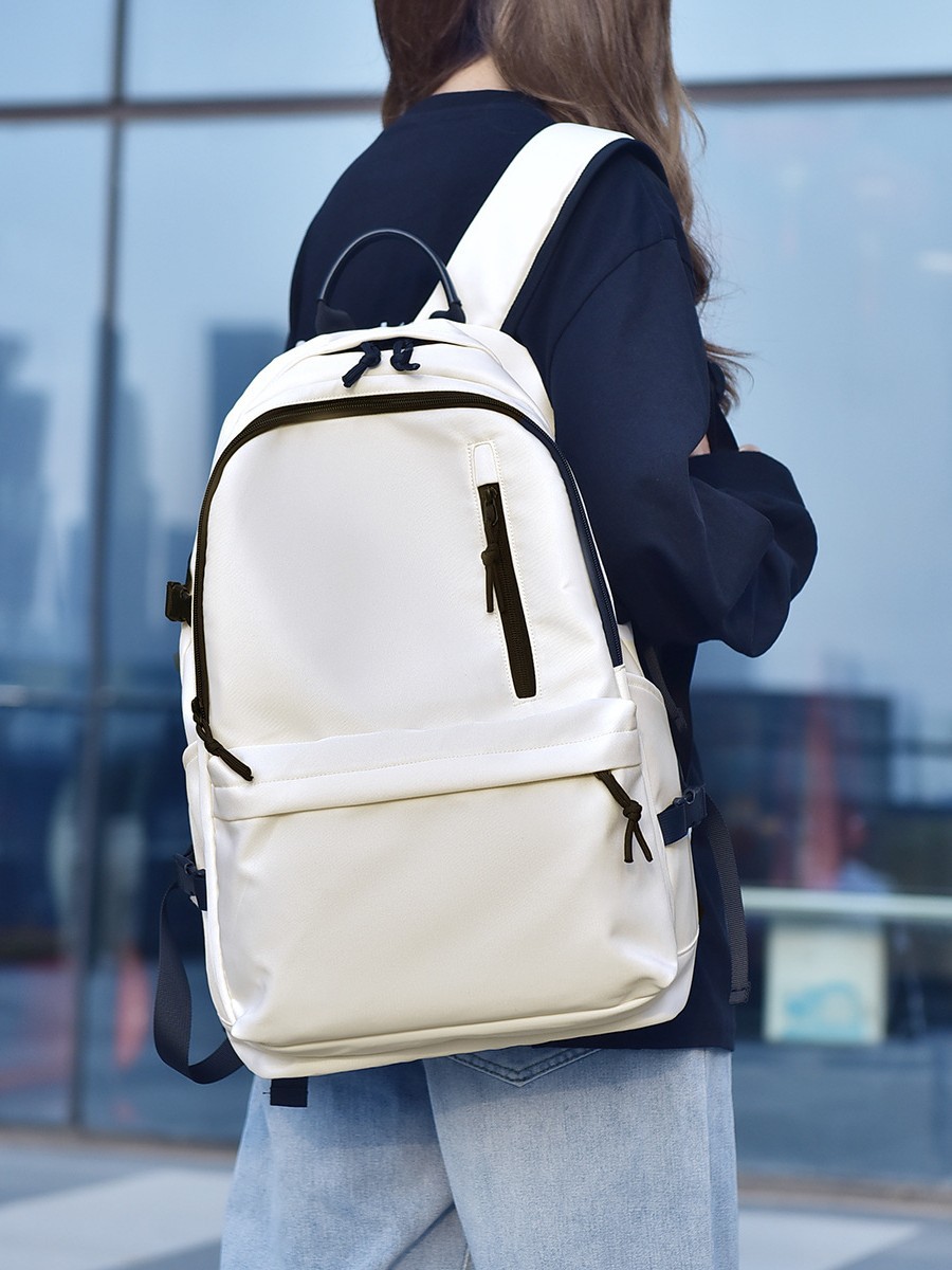 Backpack male new casual short trip backpack female middle and high school large capacity student bag