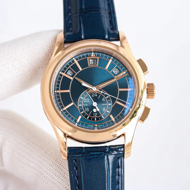 42mm TW Factory PP5905R-010 Stainless Steel Case Multifunctional dial import Movement Mechanical Men's Watch S1