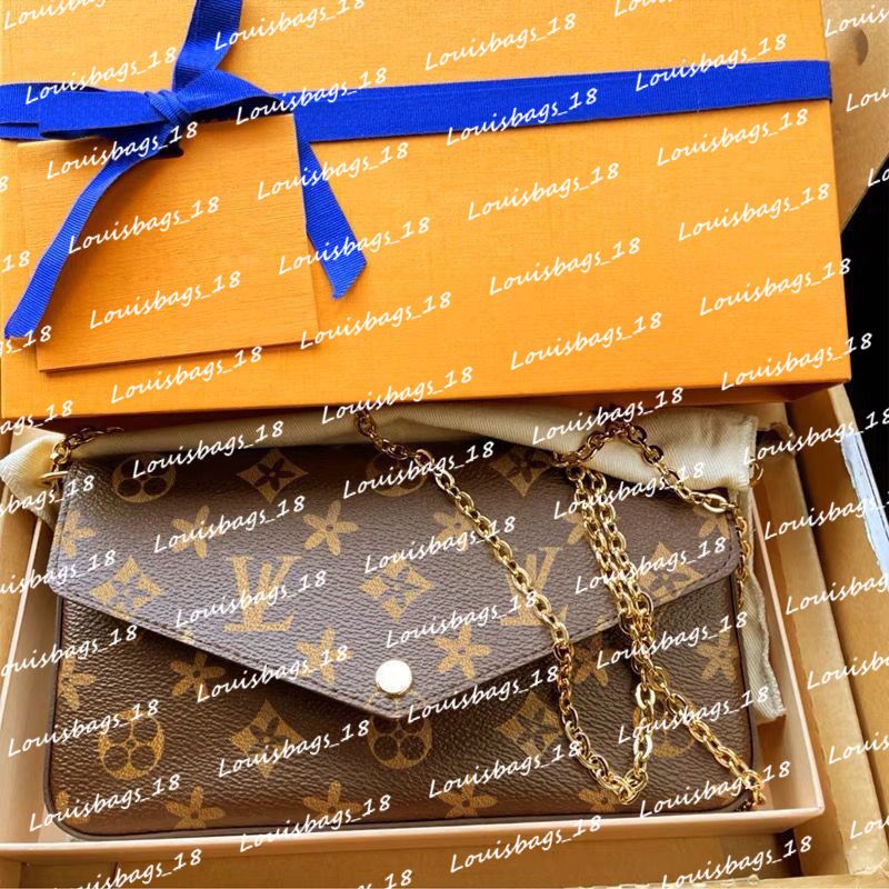 10A Quality New Multi Pochette Felicie luxury wallet mini purses crossbody designer bag woman handbag shoulder bags designers women luxurys handbags bagzone bags