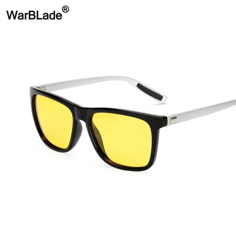 High quality high-definition polarized sunglasses yellow lens night vision sunglasses driving goggles anti glare sunglasses Y250329