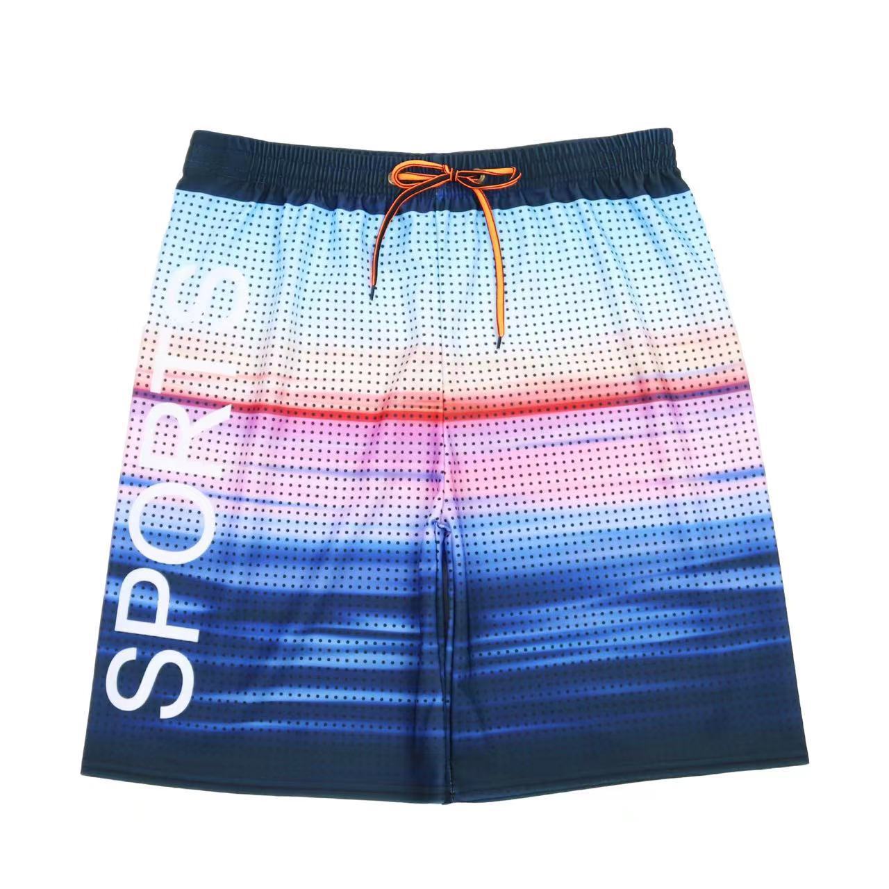 New Style Free Delivery Designer Bag 25 Year Summer New Men's Beach Swimming Pants Loose, Medium, Long, Elongated, Plus Size Printed Fashionable 