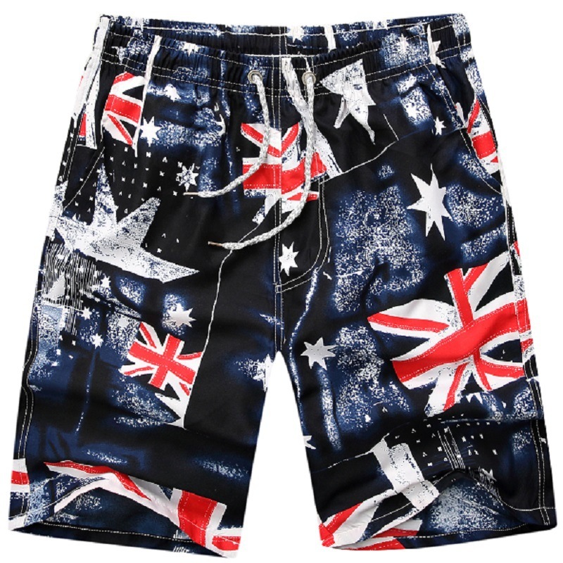 New Style Free Delivery Designer Bag Quick Drying Couple Beach Swimming Men's Pentagonal Pants, Breathable Casual Printed Women's Shorts, La