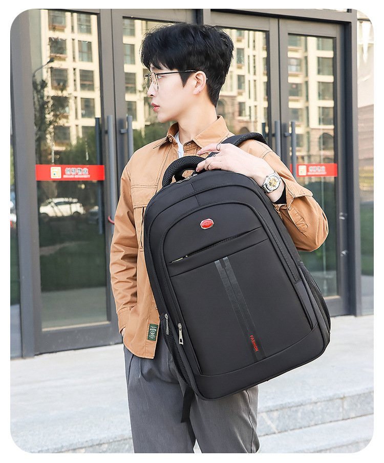 New backpack men's large capacity multi-layer commuter computer backpack Student backpack travel backpack 2025s hot