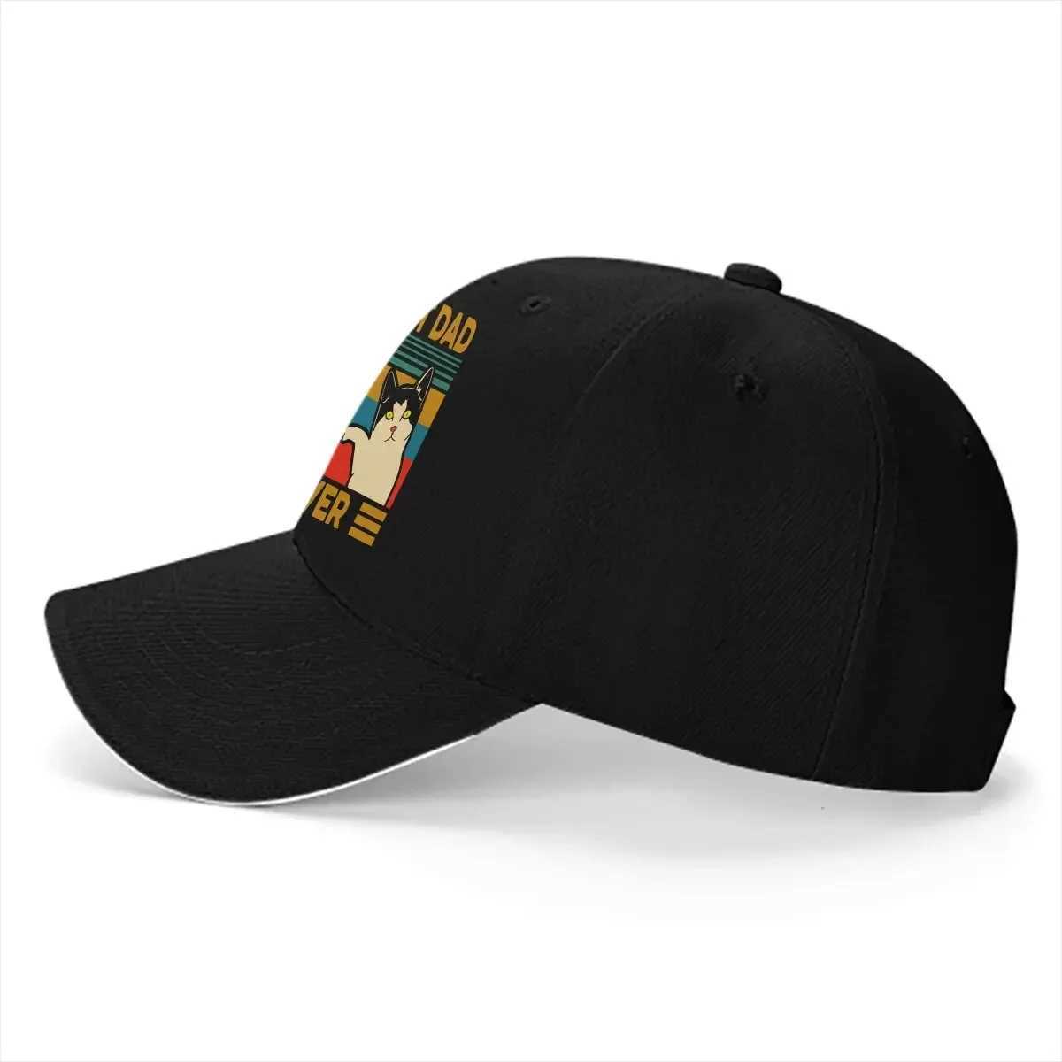 Summer Cap Sun Visor Vintage Best Dad Ever Hip Hop Caps Cat Lover Cowboy Hat Adjustable Peaked Hats Z250329
