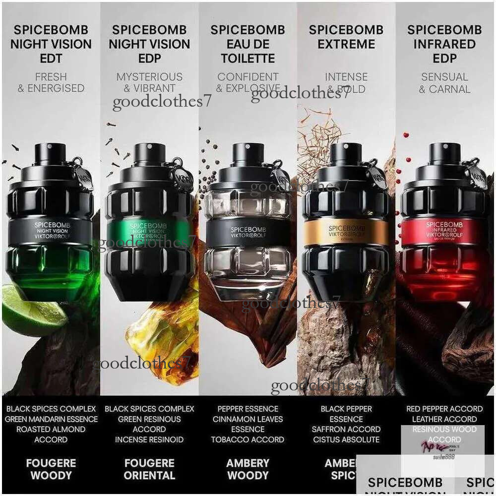 Solid Perfume Viktor Rolf Spicebomb Infrared Eau Parfum Woody Spicy Cologne For Men With Notes Of Leather Cinnamon 3 Fl Oz Drop De Otylz