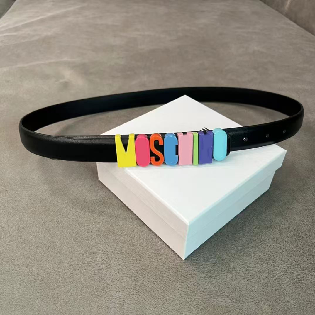 Top Moschi Belts Italian Luxury Womens Designer Belt High Quality Elemy Brown Lady Bild with Box