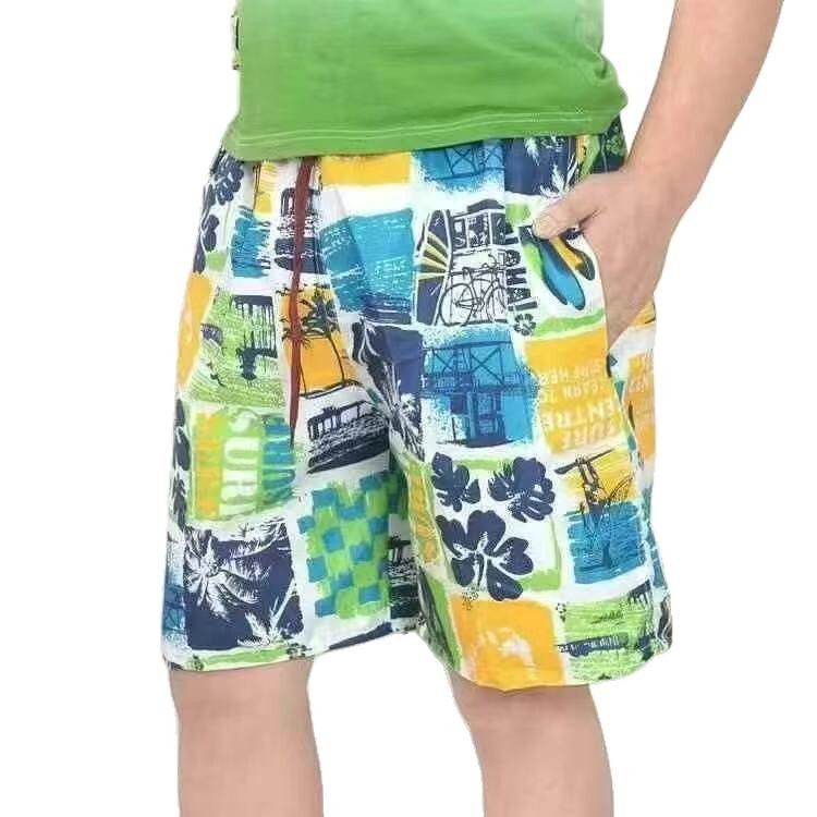 Top quality Brand High Quality New Style Free Delivery Designer Bag Men's casual quick drying pants, beach shorts, men's oversized flower pa