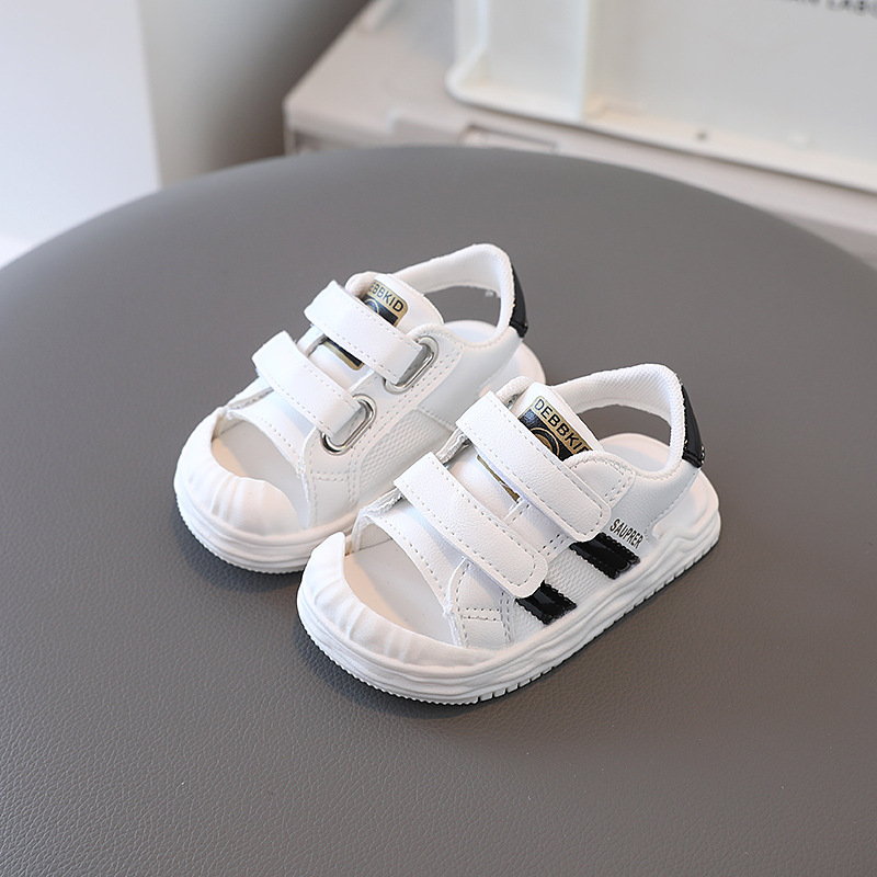 Kids Summer Sandals For Little Infant Baby 2025 Trend Fashion Happysteps Boys Girls Beach Shoes Anti-slippery Soft-soled Toddler Sandals Sizes US1C-US