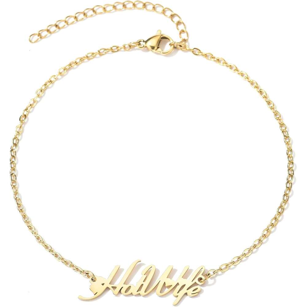 Ankle Bracelet, Hot Wife Anklet, HotWife Swinger Anklet with Hearts