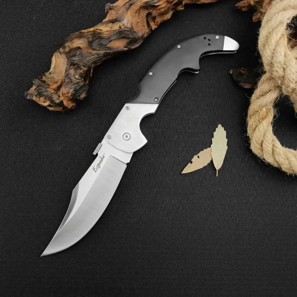 CD 62NCX Folding Knife 8Cr13Mov Blade G10 Handle Multi purpose Kitchen Knife Portable Fruit Knife Camping Barbecue Tool Y250329