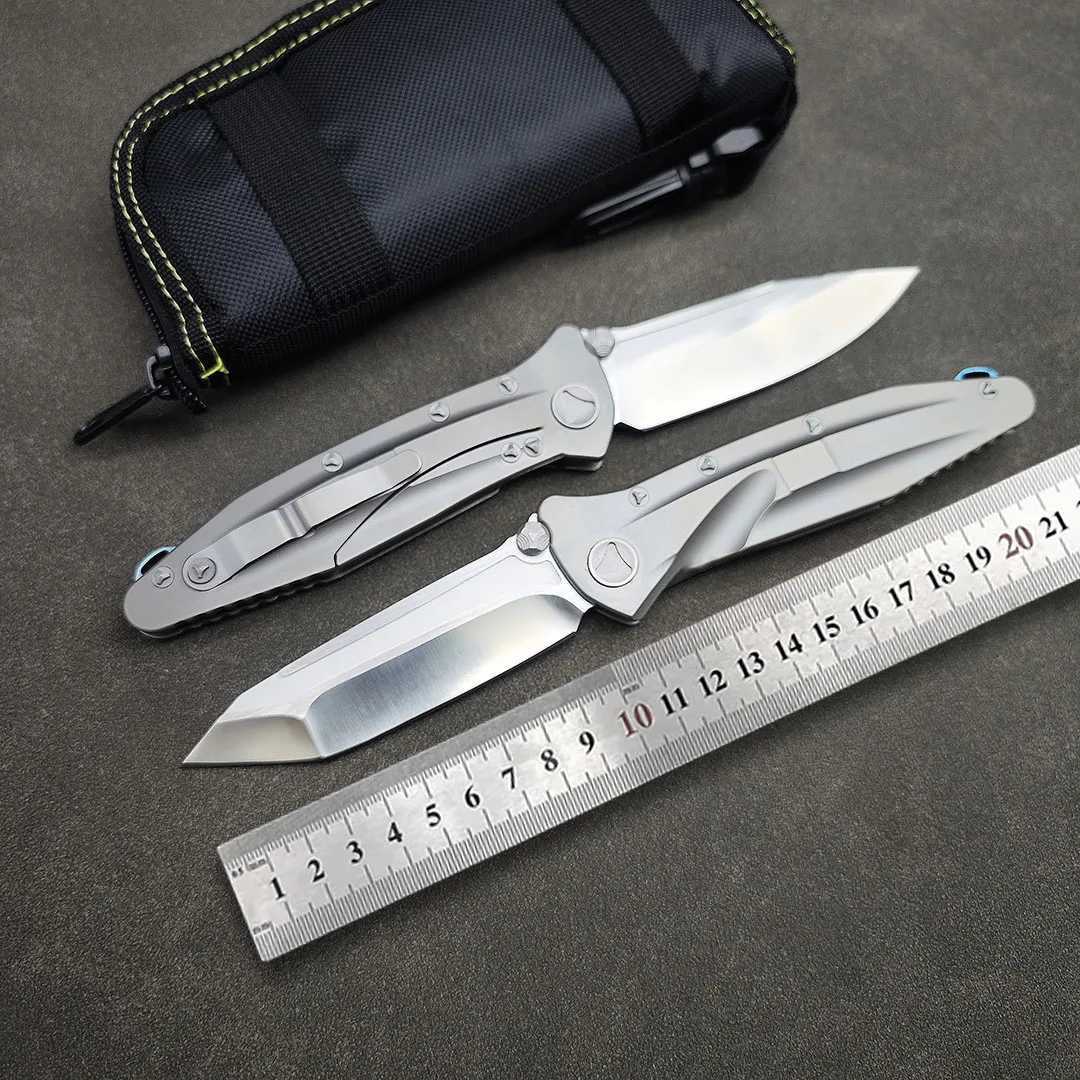 Mit socom Folding Knife TC4 Titanium Outdoor Survival Camping Hunting Tactical Equipment Self Defense Pocket EDC Durable Knife Y250329
