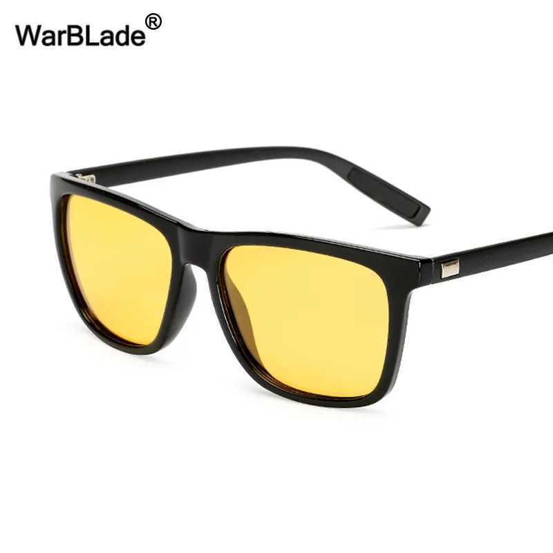 High quality high-definition polarized sunglasses yellow lens night vision sunglasses driving goggles anti glare sunglasses Y250329