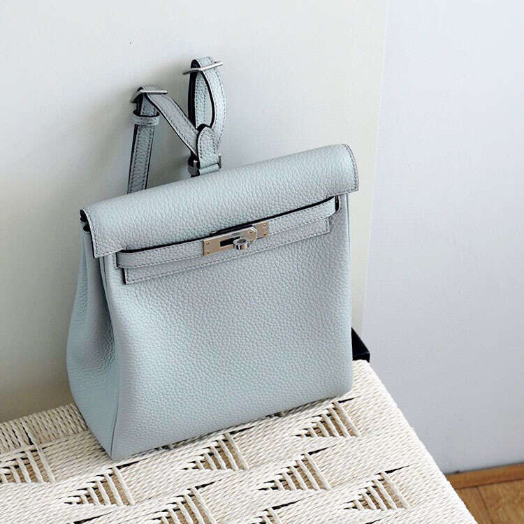 Top Layer TC Cowhide Ado Women's Steel Hardware, High-End Feel, Travel Backpack, Versatile For Women