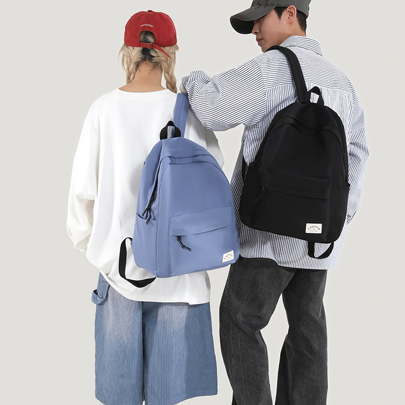 Free shipping Backpack female simple leisure travel backpack junior high school students backpack men's and women's fashion trend backpack