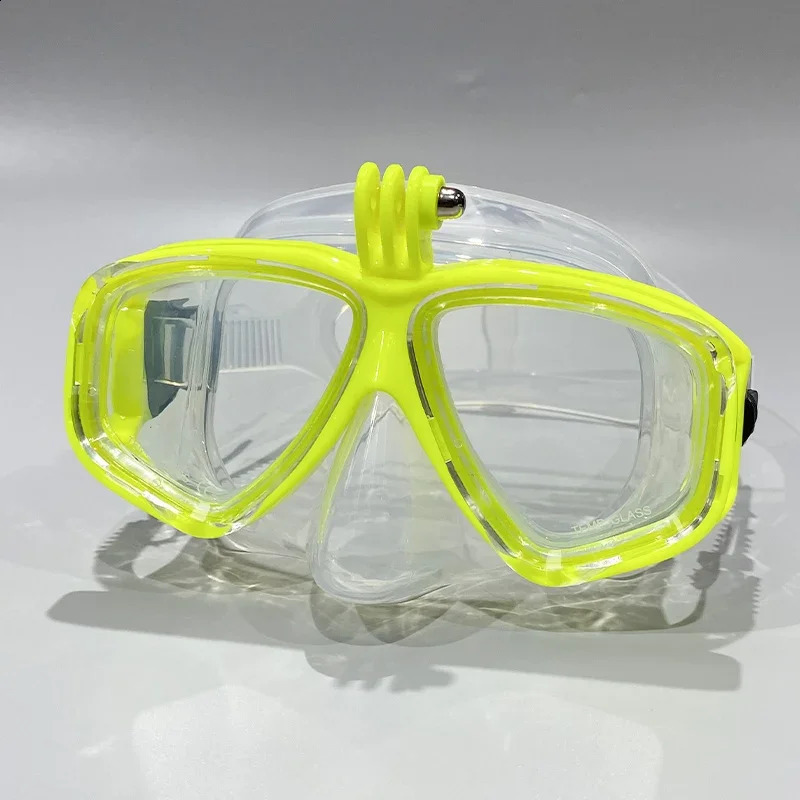Professional underwater diving mask scuba goggles suitable for small sports camera fully dry 250321