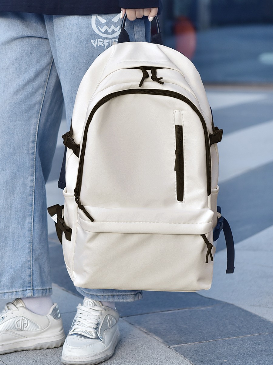 Backpack male new casual short trip backpack female middle and high school large capacity student bag 2025