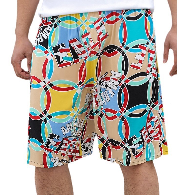 Free Delivery Designer Bag Summer Pants Men, Loose And Casual Five Inch Shorts, Ice Silk High Elasticity, Quick Drying, Beach Ready To Swim, Plus Size