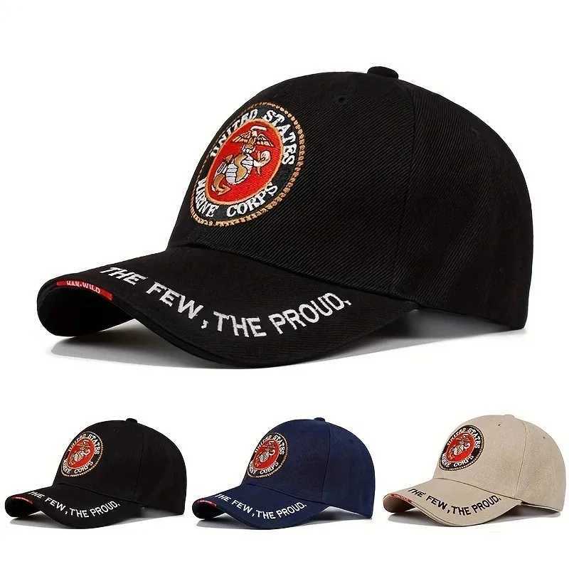Marine Corps Commemorative Baseball Cap Outdoor Military Camouflage Baseball Cap Embroidered Navy SEAL Cap Z250329