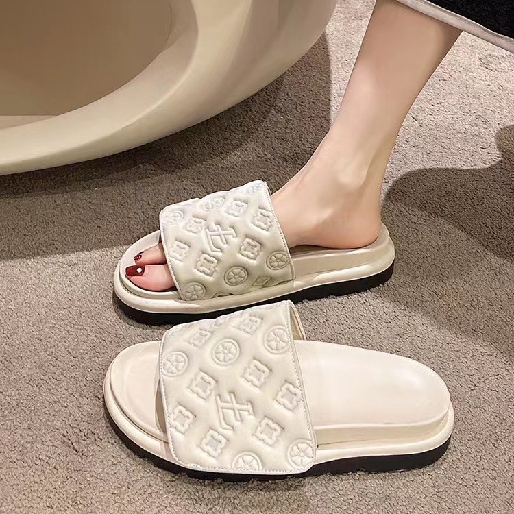Free shipping designer shoes women soft soled slippers black white rose red comfortable breathable wear-resisting indoor sandals