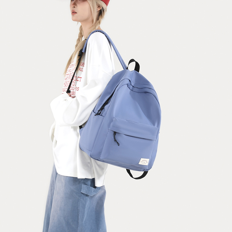 Backpack female simple leisure travel backpack junior high school students backpack men's and women's fashion trend backpack