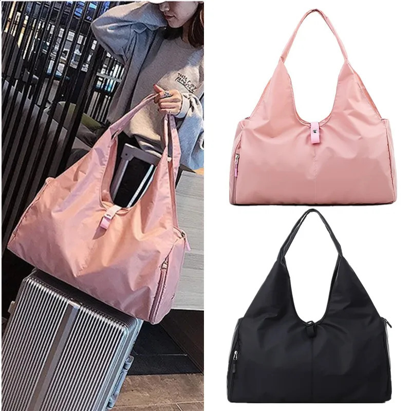 Yoga Mat Bag Womens Fitness Handbag Training Sac De Sports Swimming Travel Luggage Bag Dry Wet Separation Sports Shoulder Bag 250327
