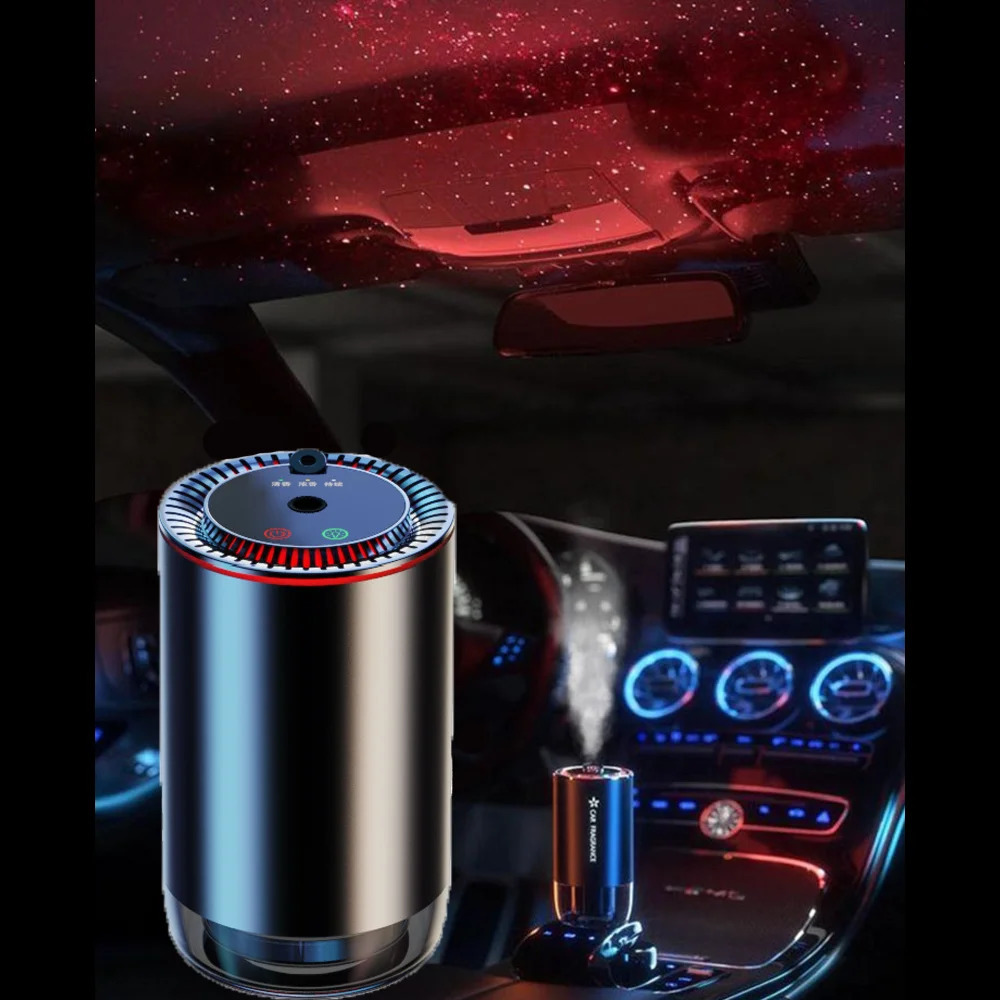 Car Perfume Air Freshener Essential Oil Fragrance Diffuser Smell Distributor USB Rechargeable Aroma Scent Air Refresher 250322