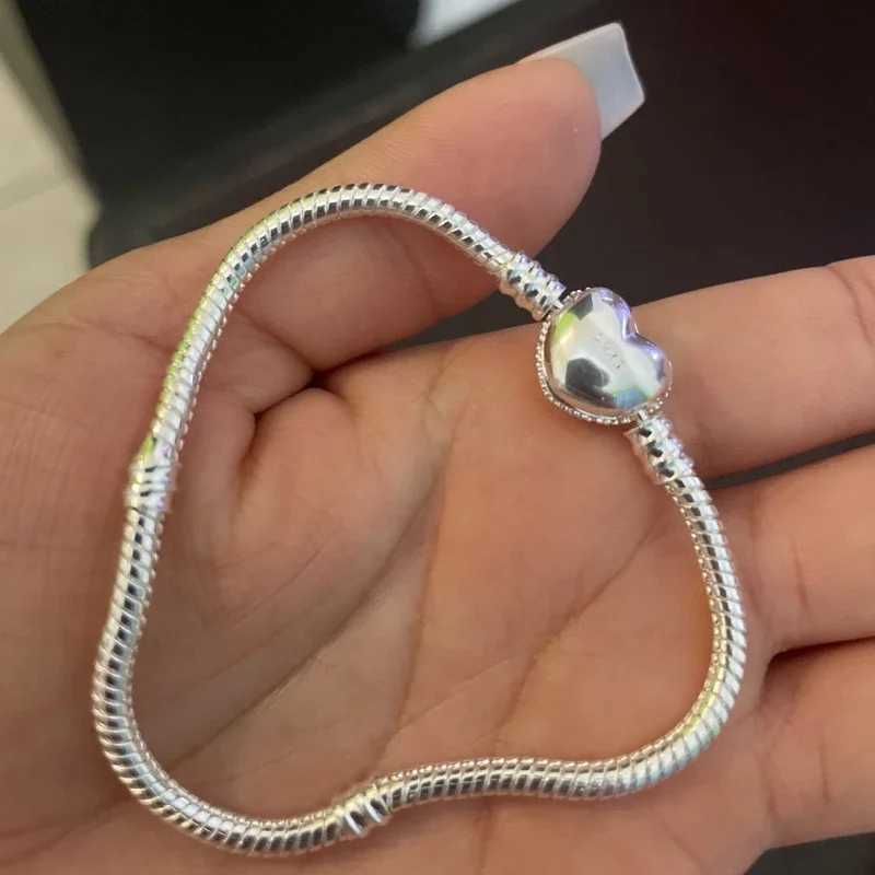Hot Selling High Quality Authentic 925 Sterling Silver Snake Chain Bracelets Brand Charm Pandor bracelet For Women Jewelry Z250329