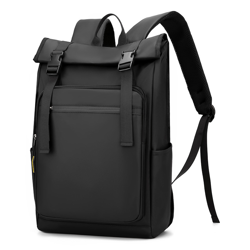 Folding roll-up backpack street trend backpack men's and women's casual backpack backpack commuter schoolbag women 2025s hot