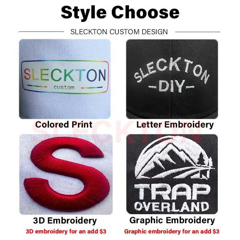 SCKTON Cust broidery Retro Baseball for Men and Wen DIY Design tter Hat Custize Graphic Print WhosaC250329