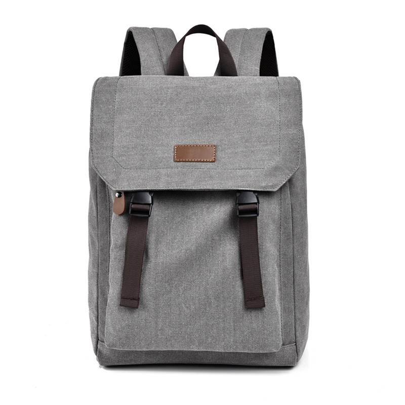 Schoolbag Backpack American casual computer bag Large capacity canvas commuter retro men's backpack 2025