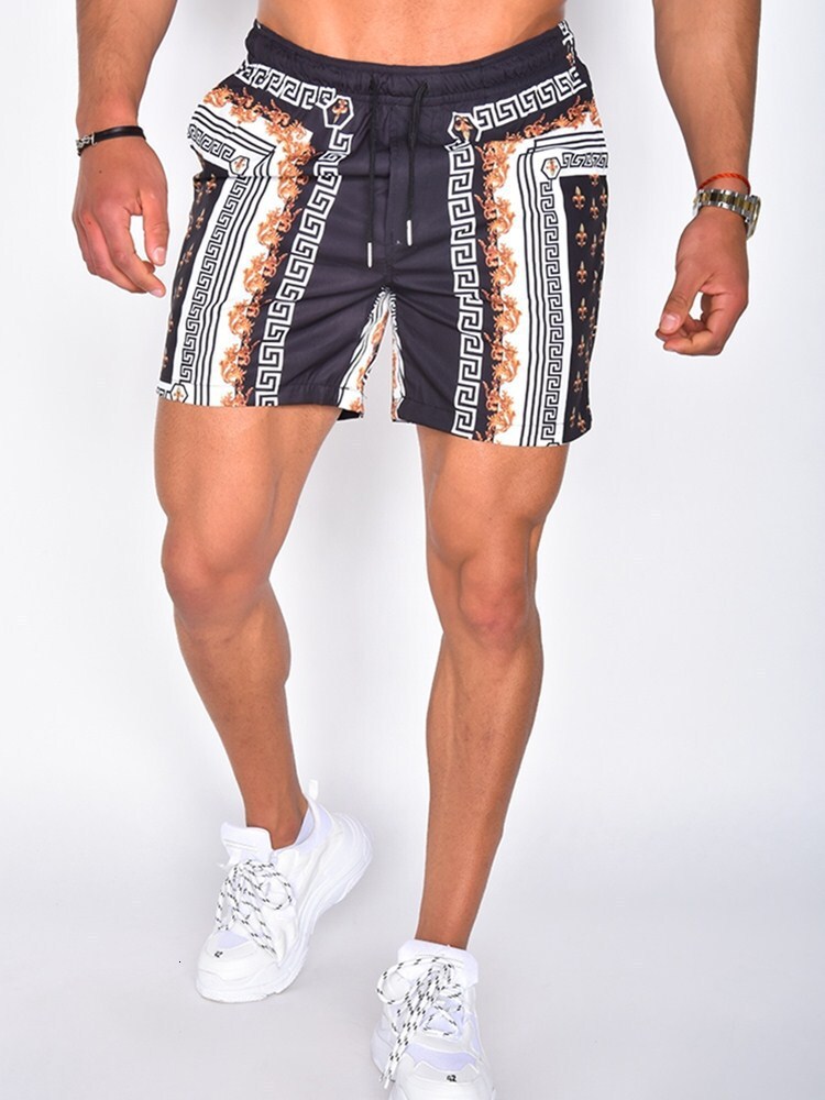 Top quality Brand High Quality New Style Free Delivery Designer Bag Beach 2025new summer style boat anchor pattern gradient color swimming men's 