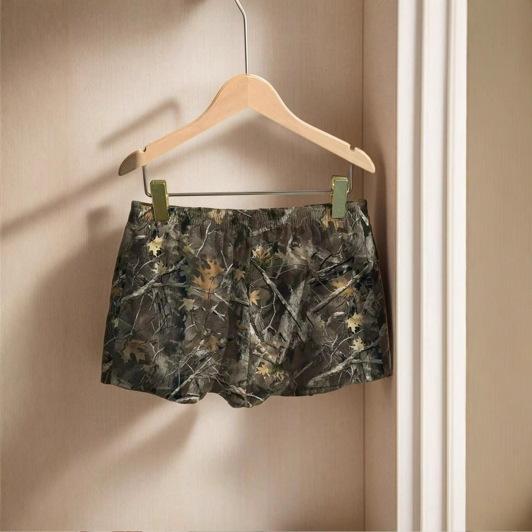 Top Quality Brand High Quality New Style Free Delivery Designer Bag 2025 Spring/summer Women's Loose Casual Drawstring Shorts With Branch Printed