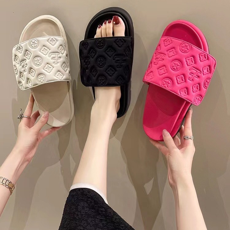 Free shipping designer shoes women soft soled slippers black white rose red comfortable breathable wear-resisting indoor sandals