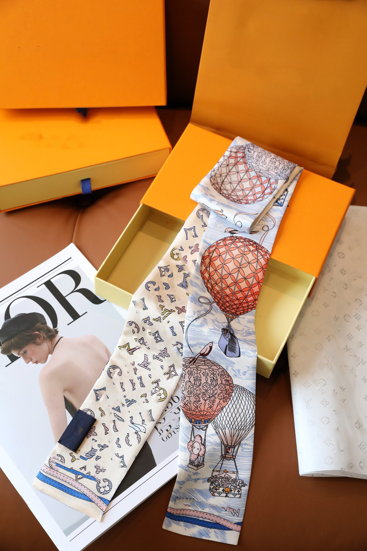 New Handbag Scarf Headbands Women Letter wer Scraves Denimgram Bag Hair Bees Silk Neck Bow Monogram Confidential