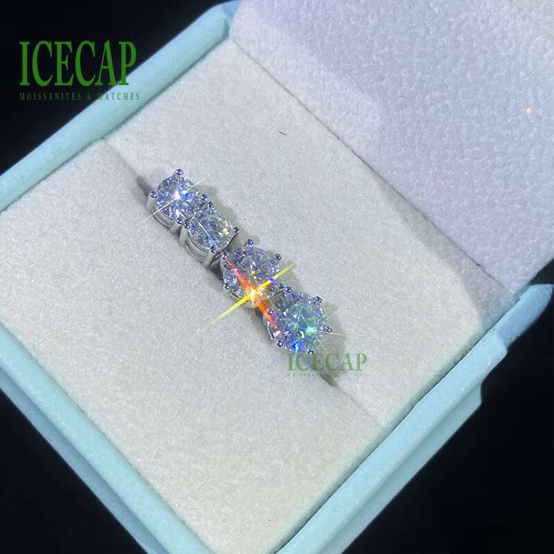 1ct VVS Moissanite Diamond Earrings Fine Jewelry Women Wedding Earrings Wholesale Bulk 925 Silver Christmas Earrings Set