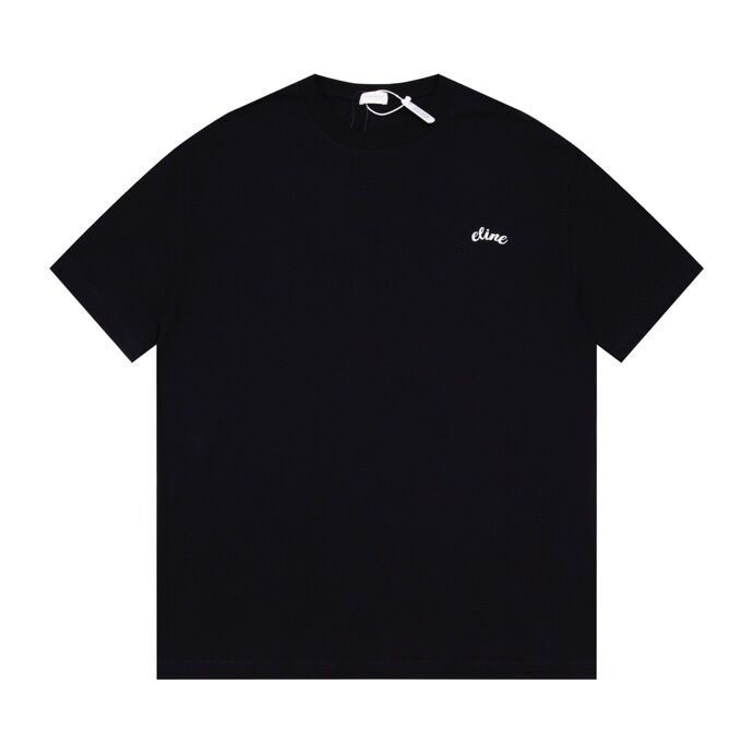 Summer New Short Sleeve T Shirt Double Yarn Fabric Stereo Letter Shirt Printing Women Men's Round Neck T Shirt Original Sweatshirt Polo Shirt I7O02