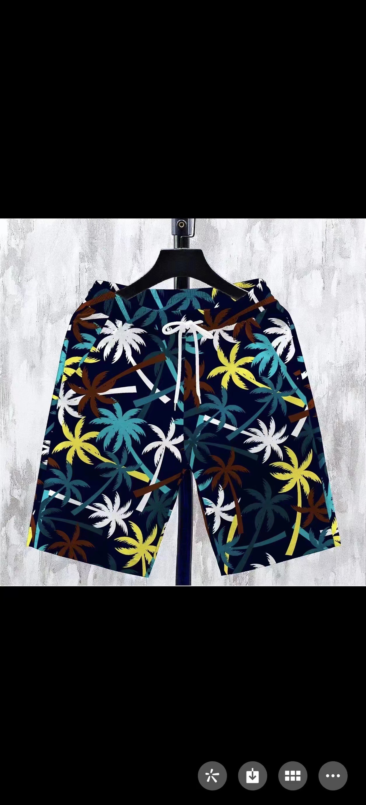 High Quality New Style Free Delivery Designer Bag Quick Drying Beach Pants For Men, Thin Cropped Cotton And Silk Sports Casual Pants, Printed Ins Men&